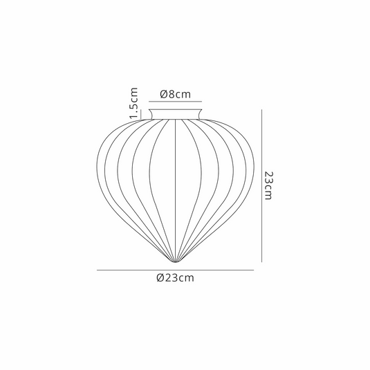 C-Lighting Capton Wall Light With Flower Bud Shade 1 x E27, French Gold/Cognac - 59848