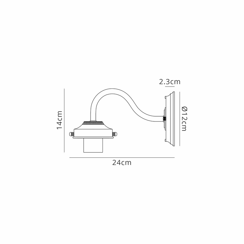 Load image into Gallery viewer, C-Lighting Capton Wall Light With Flower Bud Shade 1 x E27, French Gold/Cognac - 59848

