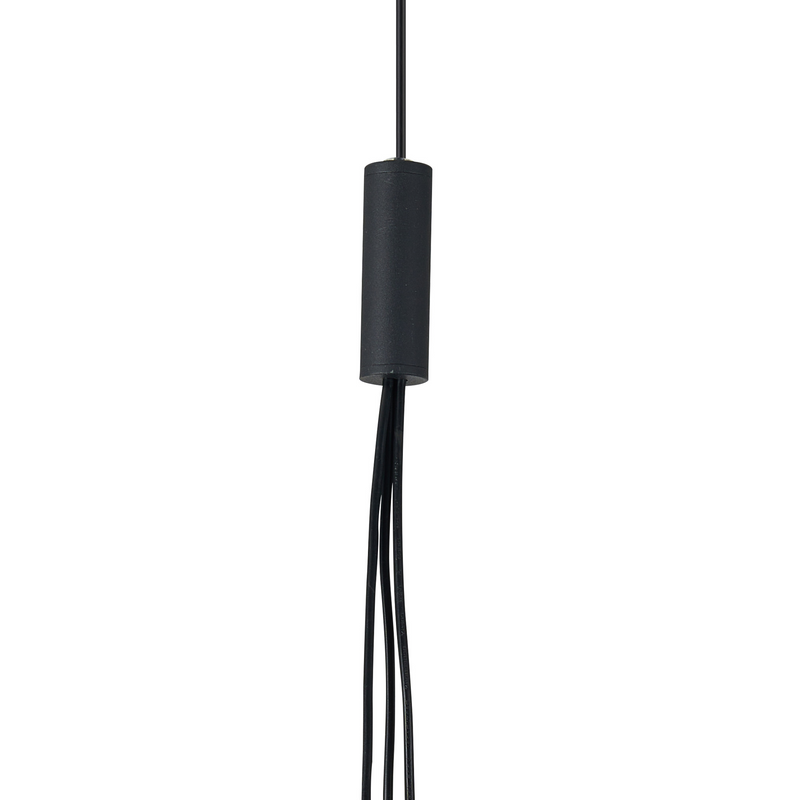Load image into Gallery viewer, C-Lighting Capel Satin Black 3 Light G9 Universal 2m 1 Drop Cluster Pendant, Suitable For A Vast Selection Of Glass - 59856
