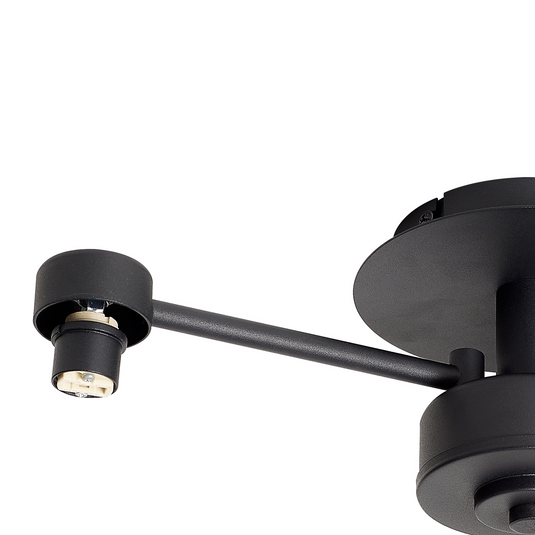 C-Lighting Capel Satin Black 3 Light G9 Universal Semi Flush Light, Suitable For A Vast Selection Of Glass Shades - 59857