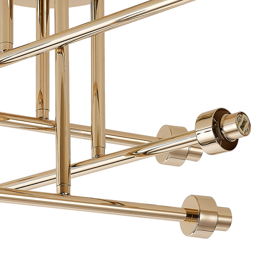 C-Lighting Capel French Gold 8 Light G9 Universal Semi Flush Light, Suitable For A Vast Selection Of Glass Shades - 59864