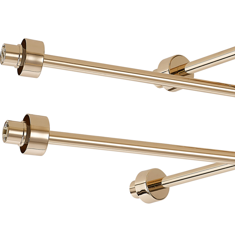 Load image into Gallery viewer, C-Lighting Capel French Gold 8 Light G9 Universal Semi Flush Light, Suitable For A Vast Selection Of Glass Shades - 59864
