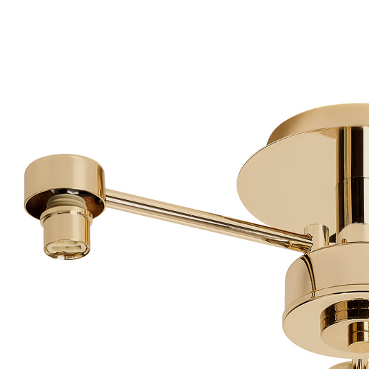 C-Lighting Capel French Gold 3 Light G9 Universal Semi Flush Light, Suitable For A Vast Selection Of Glass Shades - 59866