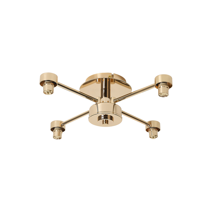 C-Lighting Capel French Gold 4 Light G9 Universal Semi Flush Light, Suitable For A Vast Selection Of Glass Shades - 59867