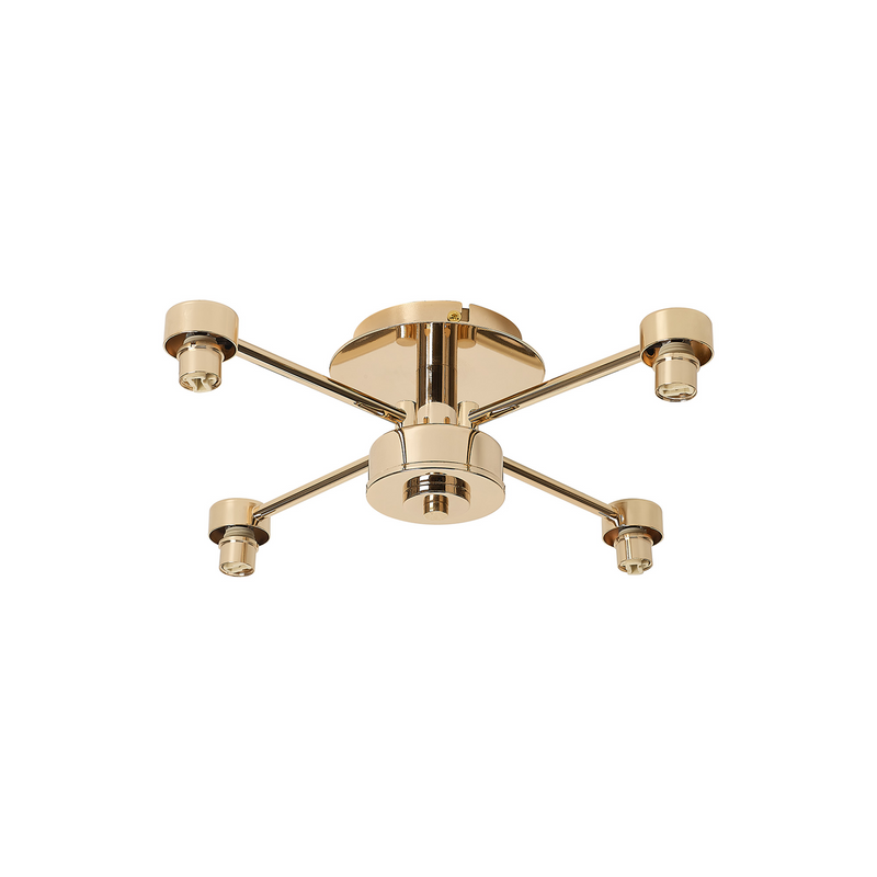 Load image into Gallery viewer, C-Lighting Capel French Gold 4 Light G9 Universal Semi Flush Light, Suitable For A Vast Selection Of Glass Shades - 59867
