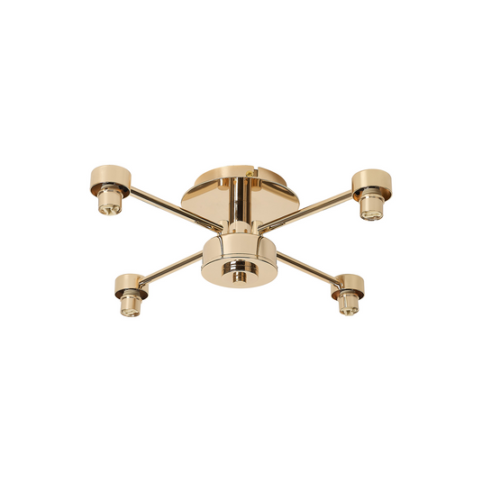 C-Lighting Capel French Gold 4 Light G9 Universal Semi Flush Light, Suitable For A Vast Selection Of Glass Shades - 59867