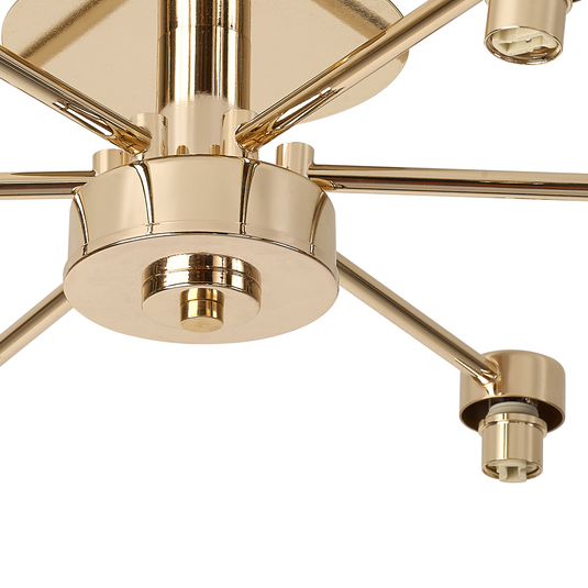 C-Lighting Capel French Gold 6 Light G9 Universal Semi Flush Light, Suitable For A Vast Selection Of Glass Shades - 59868
