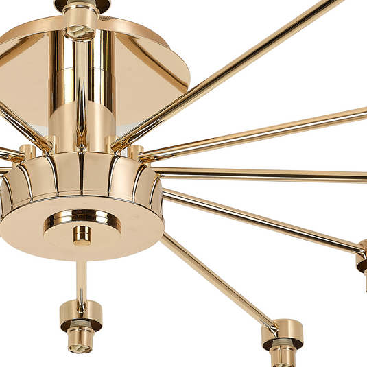 C-Lighting Capel French Gold 12 Light G9 Universal Semi Flush Light, Suitable For A Vast Selection Of Glass Shades - 59870
