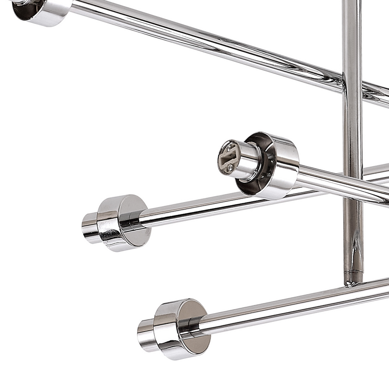 Load image into Gallery viewer, C-Lighting Capel Polished Chrome 8 Light G9 Universal Semi Flush Light, Suitable For A Vast Selection Of Glass Shades - 59874
