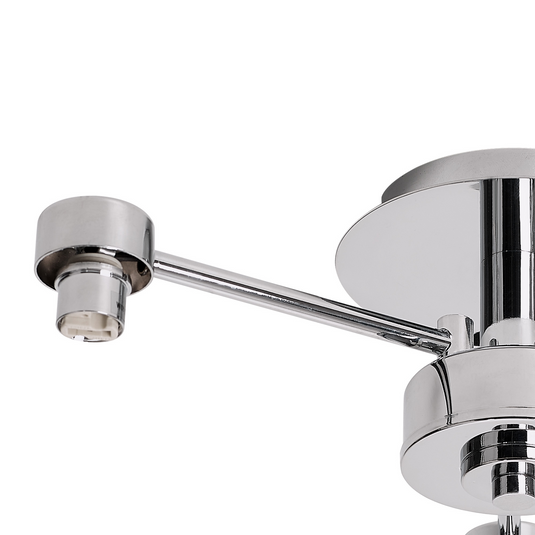 C-Lighting Capel Polished Chrome 3 Light G9 Universal Semi Flush Light, Suitable For A Vast Selection Of Glass Shades - 59876