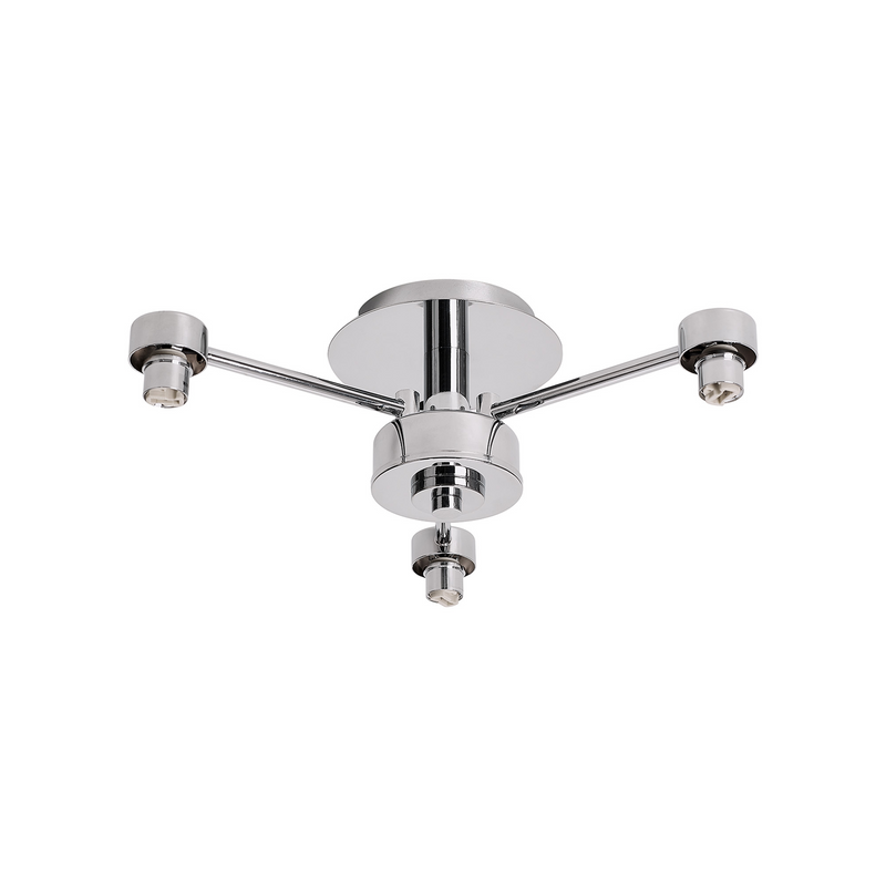 Load image into Gallery viewer, C-Lighting Capel Polished Chrome 3 Light G9 Universal Semi Flush Light, Suitable For A Vast Selection Of Glass Shades - 59876
