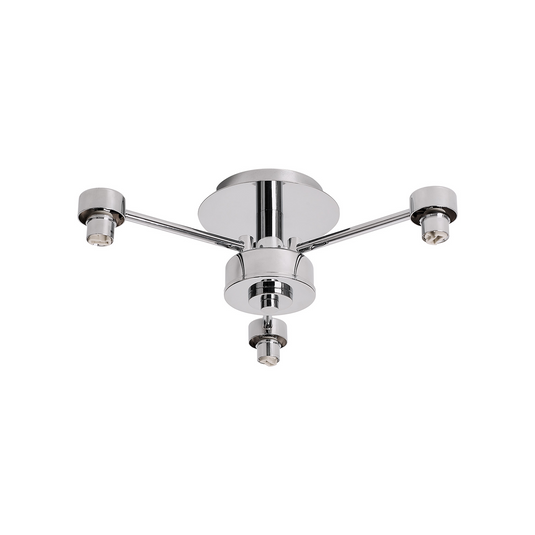 C-Lighting Capel Polished Chrome 3 Light G9 Universal Semi Flush Light, Suitable For A Vast Selection Of Glass Shades - 59876
