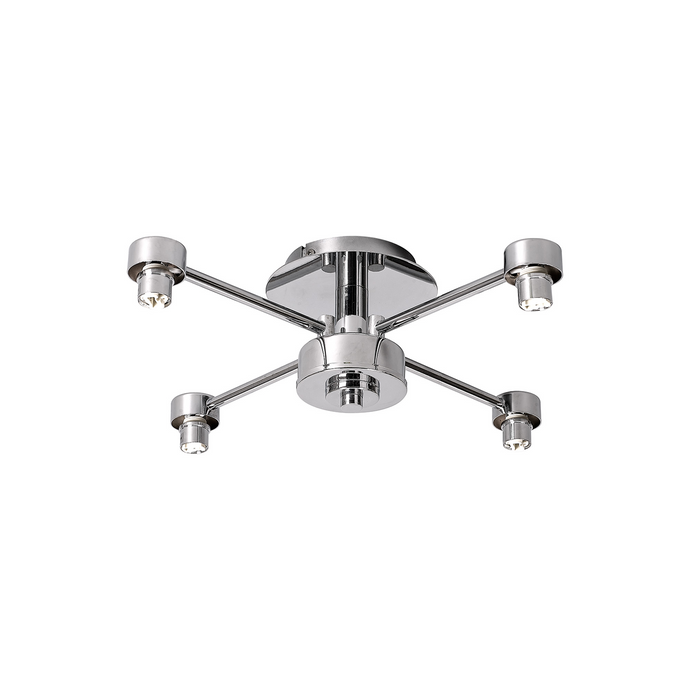 C-Lighting Capel Polished Chrome 4 Light G9 Universal Semi Flush Light, Suitable For A Vast Selection Of Glass Shades - 59877