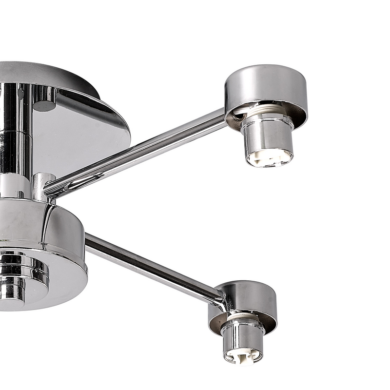 Load image into Gallery viewer, C-Lighting Capel Polished Chrome 4 Light G9 Universal Semi Flush Light, Suitable For A Vast Selection Of Glass Shades - 59877
