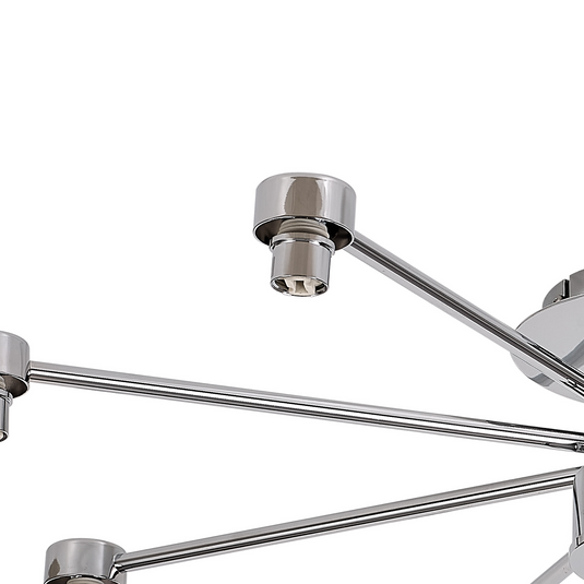 C-Lighting Capel Polished Chrome 8 Light G9 Universal Semi Flush Light, Suitable For A Vast Selection Of Glass Shades - 59879