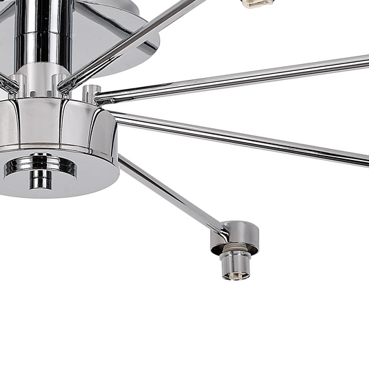 C-Lighting Capel Polished Chrome 8 Light G9 Universal Semi Flush Light, Suitable For A Vast Selection Of Glass Shades - 59879