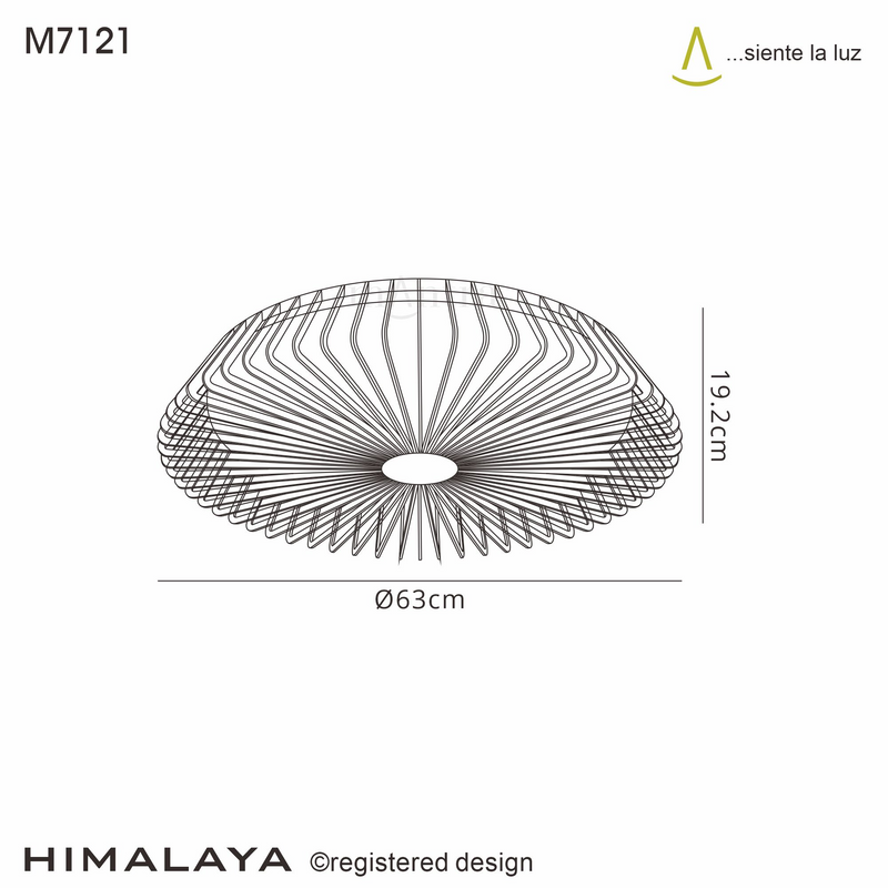 Load image into Gallery viewer, Mantra M7121 Himalaya 70W LED Dimmable Ceiling Light With Built-In 35W DC Reversible Fan, Remote, APP &amp; Alexa/Google Voice Control, 4900lm, Black -
