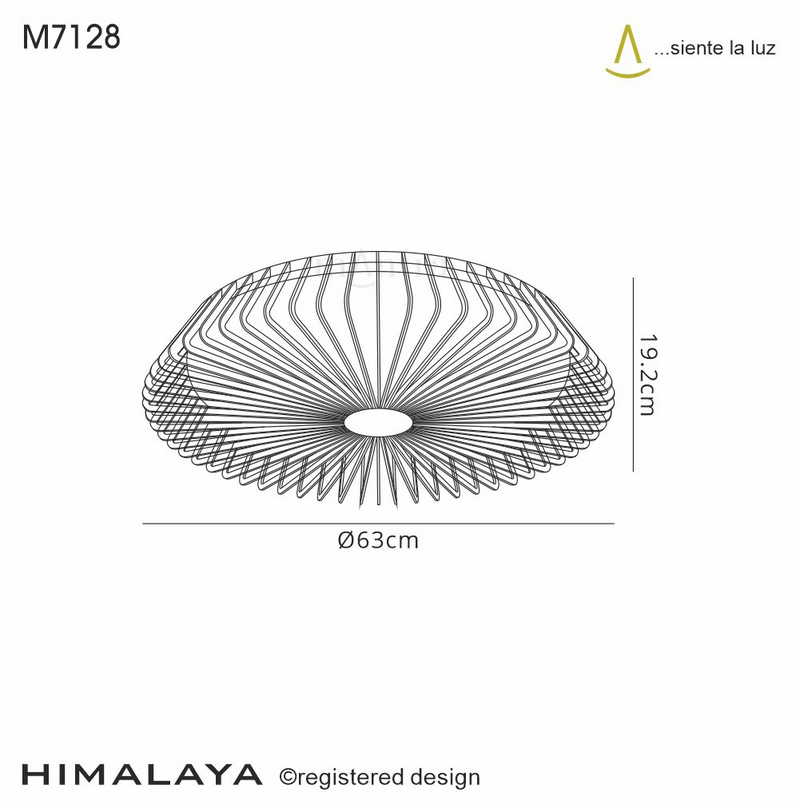 Load image into Gallery viewer, Mantra M7128 Himalaya 70W LED Dimmable Ceiling Light With Built-In 35W DC Reversible Fan, Remote, APP &amp; Alexa/Google Voice Control, 4900lm, Wood -
