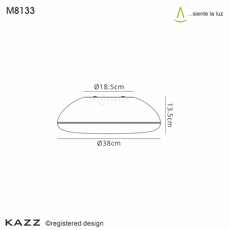Load image into Gallery viewer, Mantra M8133 Kazz Ceiling 38cm Round, 4 x E27 (Max 20W LED), Wood - 56639

