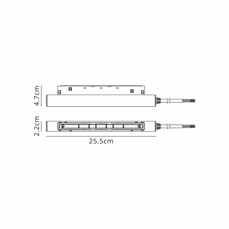 Load image into Gallery viewer, Mantra M8330 Magneto In-Track Driver 48V 100W, Black For All Types Of Track, Non-Dimmable -

