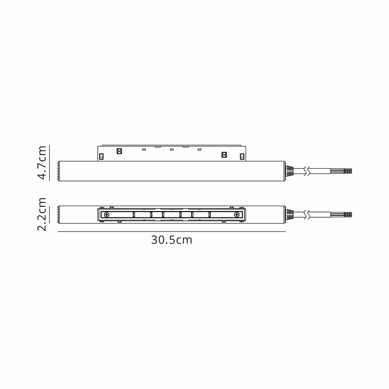 Load image into Gallery viewer, Mantra M8331 Magneto In-Track Driver 48V 200W, Black For All Types Of Track, Non-Dimmable -
