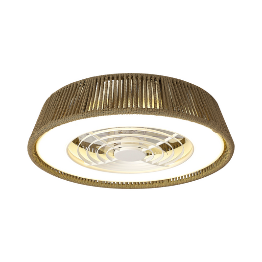 Mantra M8227 Polinesia Nautica 70W LED Dimmable Ceiling Light With Built-In 35W DC Reversible Fan, Beige Oscu, 4200lm -