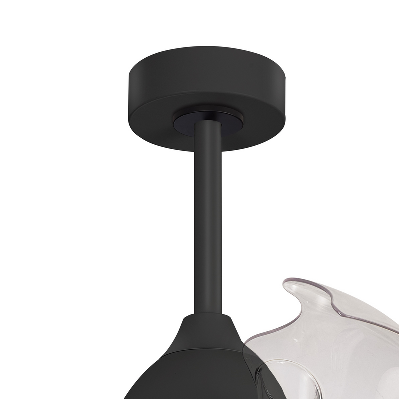 Load image into Gallery viewer, Mantra M8757 Alaska Mini 45W LED Dimmable Ceiling Light With Built-In 25W DC Fan, 2700-5000K Remote Control, 2500lm, Black -

