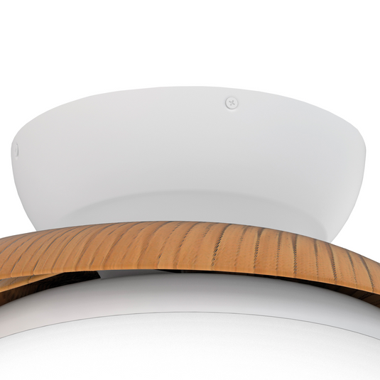 Mantra M8234 Aloha 45W LED Dimmable Ceiling Light With Built-In 30W DC Reversible Fan, Wood, 3500lm -