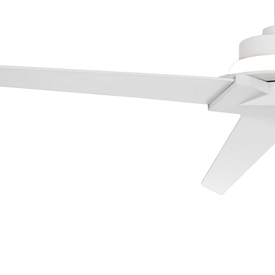 Mantra M8724 Brisa 20W LED Dimmable Ceiling Light With Built-In 40W DC Reversible Fan, 2700-5000K Remote Control, White, 1400lm, IP44 -