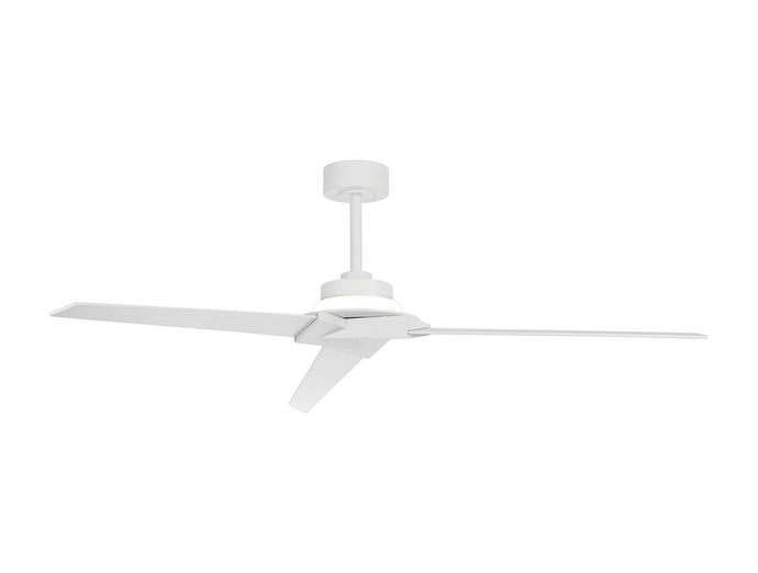 Mantra M8724 Brisa 20W LED Dimmable Ceiling Light With Built-In 40W DC Reversible Fan, 2700-5000K Remote Control, White, 1400lm, IP44 -