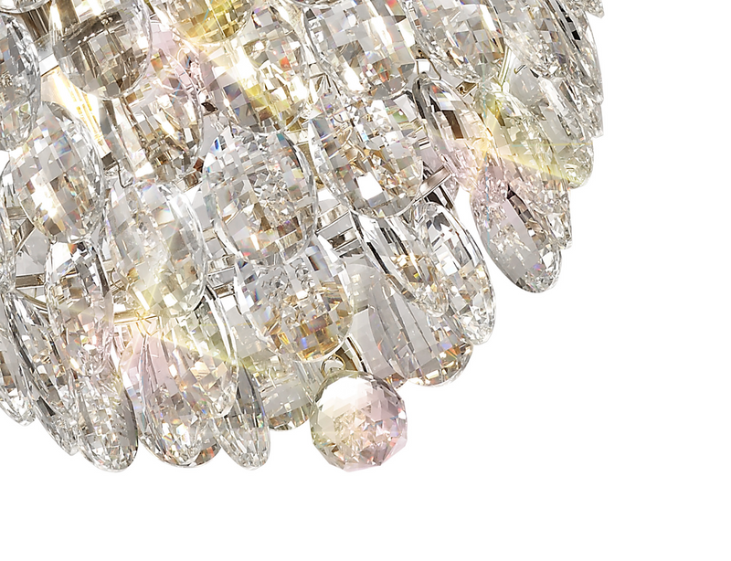 Load image into Gallery viewer, Diyas IL32800 Coniston Pendant, 3 Light E14, Polished Chrome/Crystal
