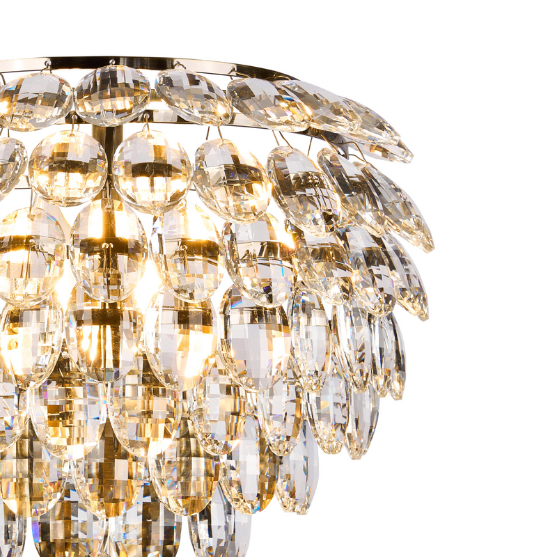 Load image into Gallery viewer, Diyas IL32829AB Coniston Wall Lamp, 2 Light E14, Antique Brass/Crystal - 60944
