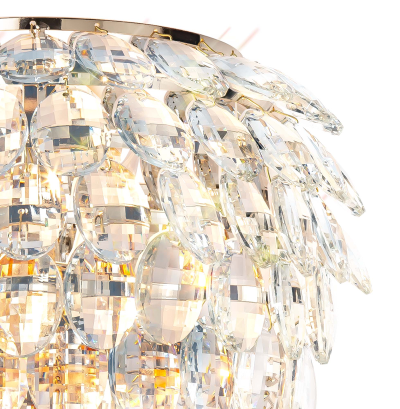 Load image into Gallery viewer, Diyas IL32829 Coniston Wall Lamp, 2 Light E14, French Gold/Crystal
