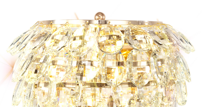 Load image into Gallery viewer, Diyas IL32836 Coniston Table Lamp, 2 Light E14, French Gold/Crystal
