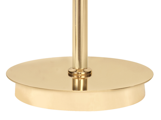 Diyas IL32836 Coniston Table Lamp, 2 Light E14, French Gold/Crystal