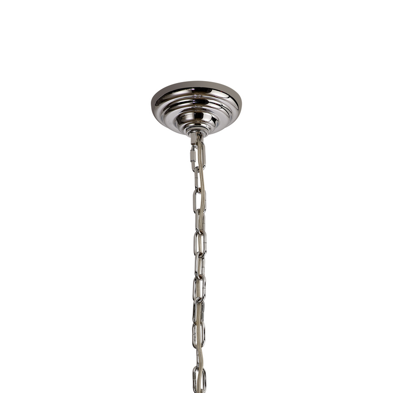 Load image into Gallery viewer, Diyas IL32846 Coniston Tall Acorn Pendant, 16 Light E14, Polished Chrome/Crystal
