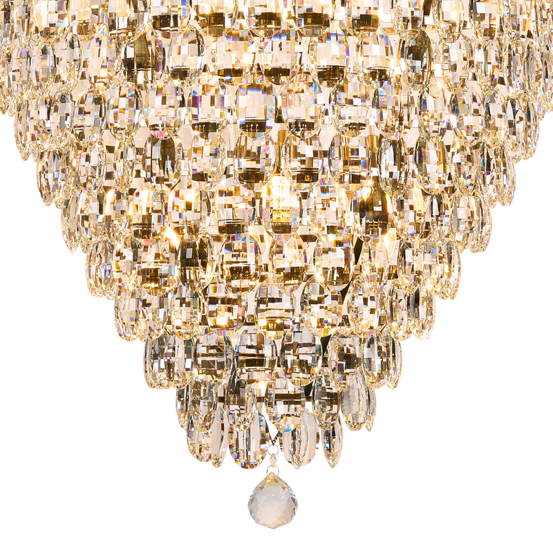 Load image into Gallery viewer, Diyas IL32888AB Coniston Acorn Pendant, 25 Light E14, Antique Brass/Crystal, Item Weight: 64.60kg - 60962
