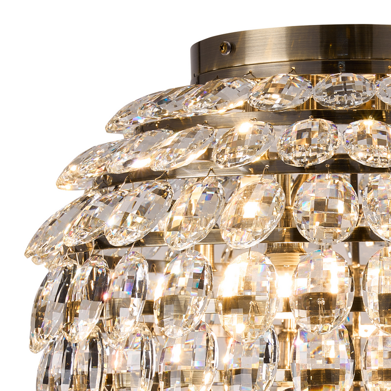 Load image into Gallery viewer, Diyas IL32899AB Coniston IP Ceiling, 8 Light G9, IP44, Polished Chrome/Crystal - 60969
