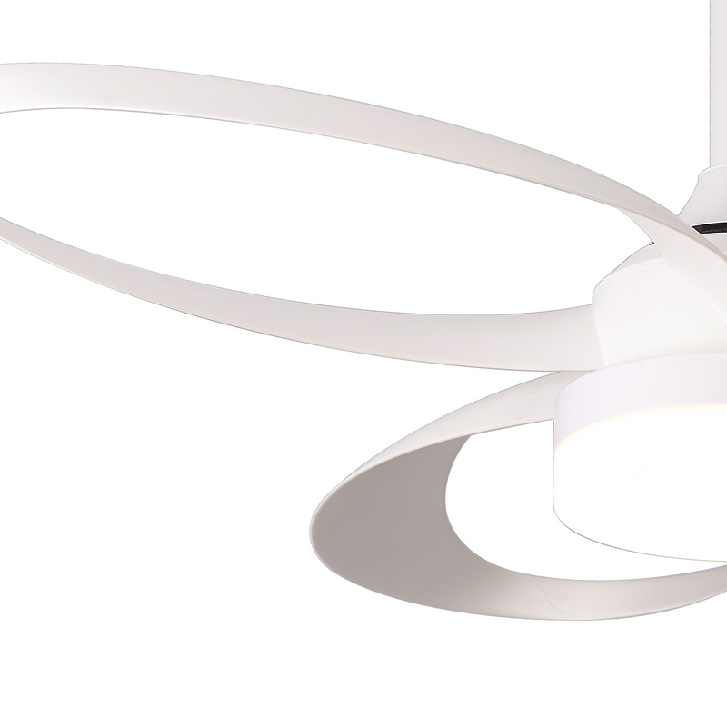 Load image into Gallery viewer, Mantra M8700 Infinity Fan 24W LED Dimmable Ceiling Light With Built-In 30W DC Reversible Fan, Remote Control 2700-5000K, 1800lm, White -

