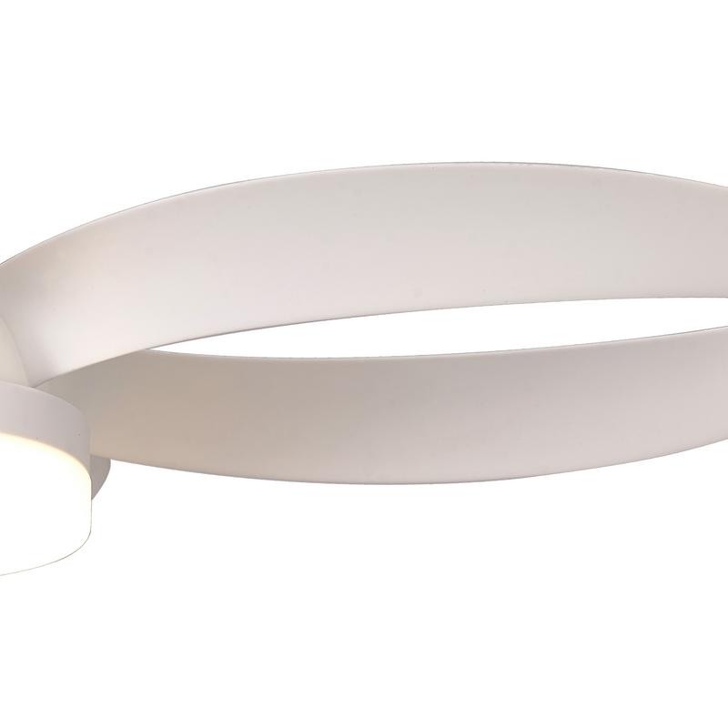 Load image into Gallery viewer, Mantra M8700 Infinity Fan 24W LED Dimmable Ceiling Light With Built-In 30W DC Reversible Fan, Remote Control 2700-5000K, 1800lm, White -
