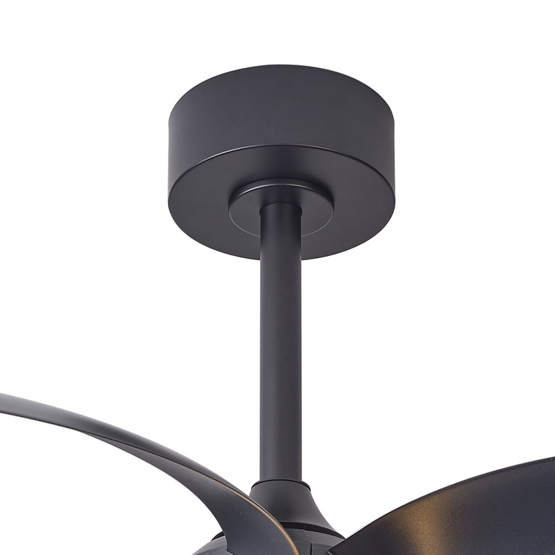 Load image into Gallery viewer, Mantra M8701 Infinity Fan 24W LED Dimmable Ceiling Light With Built-In 30W DC Reversible Fan, Remote Control 2700-5000K, 1800lm, Black -
