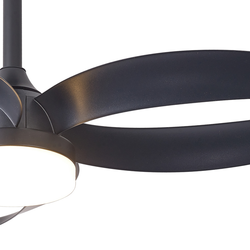 Load image into Gallery viewer, Mantra M8701 Infinity Fan 24W LED Dimmable Ceiling Light With Built-In 30W DC Reversible Fan, Remote Control 2700-5000K, 1800lm, Black -

