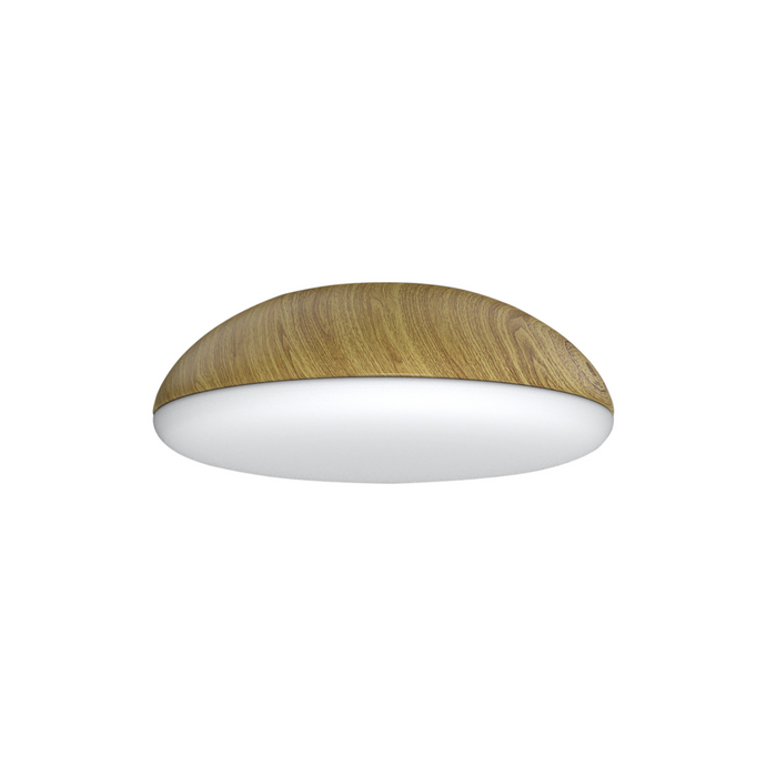 Mantra M8133 Kazz Ceiling 38cm Round, 4 x E27 (Max 20W LED), Wood - 56639
