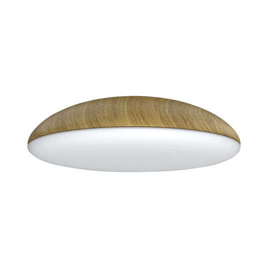Mantra M8136 Kazz Ceiling 50cm Round, 6 x E27 (Max 20W LED), Wood - 56642