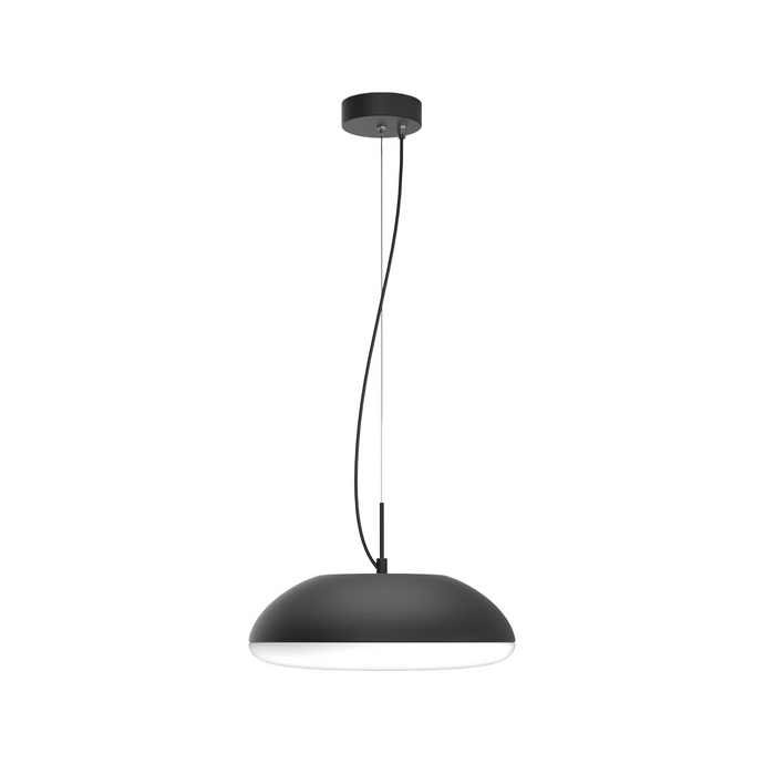 Mantra M8136 Kazz Pendant 38cm Round, 4 x E27 (Max 20W LED), Black - 56644