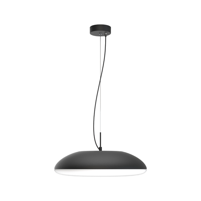 Mantra M8141 Kazz Pendant 50cm Round, 6 x E27 (Max 20W LED), Black - 56648