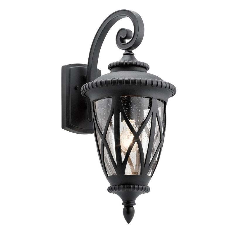 Load image into Gallery viewer, Kichler Lighting KL-ADMIRALS-COVE-L Admirals Cove 1 Light Large Wall Lantern, Textured Black -
