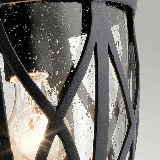 Kichler Lighting KL-ADMIRALS-COVE-L Admirals Cove 1 Light Large Wall Lantern, Textured Black -