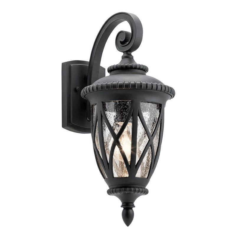 Load image into Gallery viewer, Kichler Lighting KL-ADMIRALS-COVE-M Admirals Cove 1 Light Medium Wall Lantern, Textured Black -
