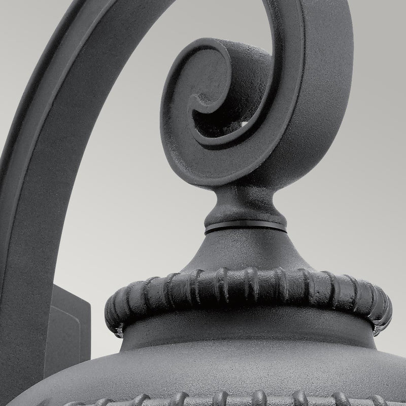Load image into Gallery viewer, Kichler Lighting KL-ADMIRALS-COVE-M Admirals Cove 1 Light Medium Wall Lantern, Textured Black -
